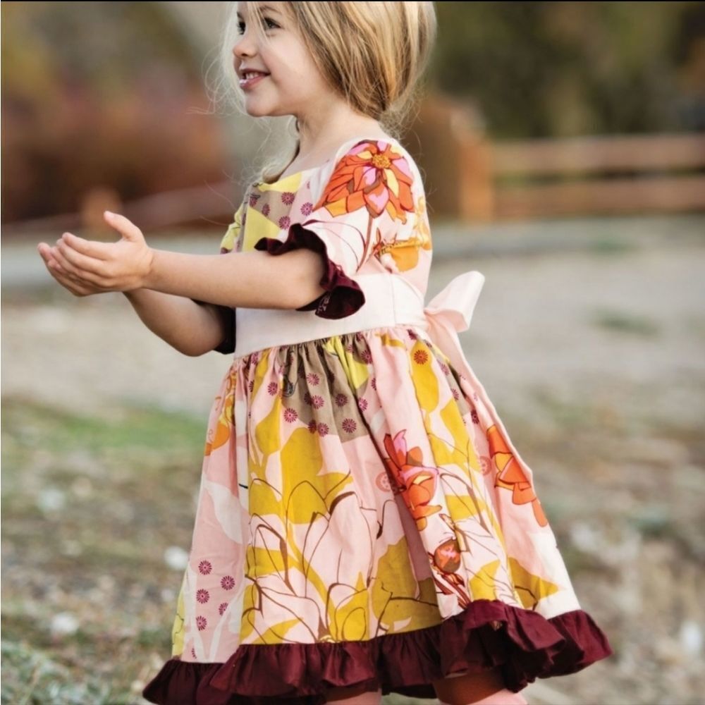 Persnickety Autumn Splendor Tea Party Dress - Picture 2 of 9